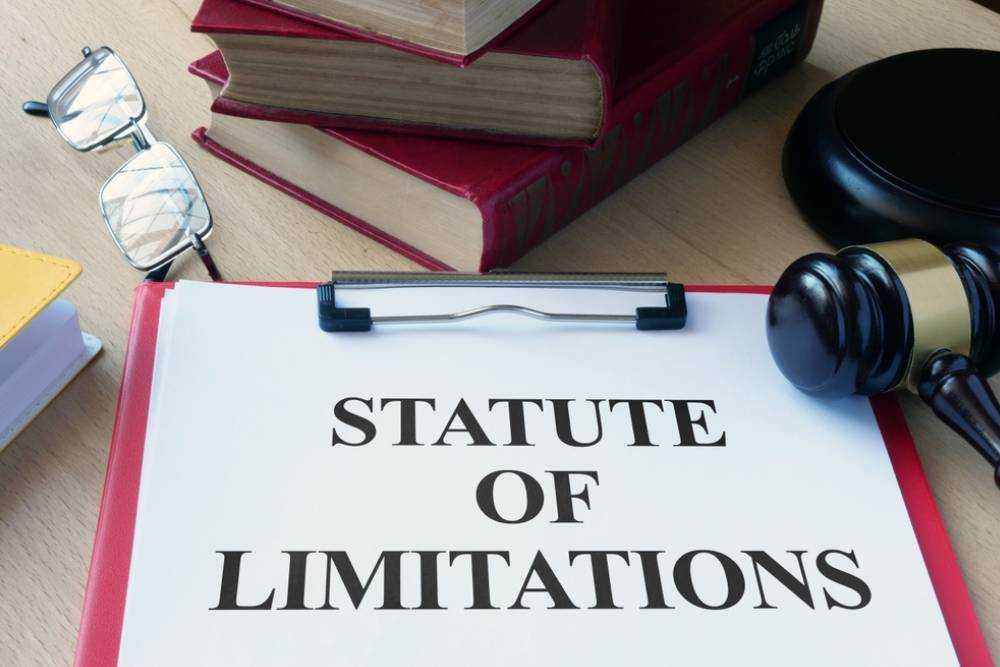 Statute of limitations SOL is shown using a text as business